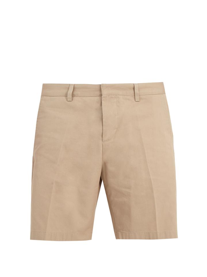 Ami Mid-rise Straight-leg Chino Shorts