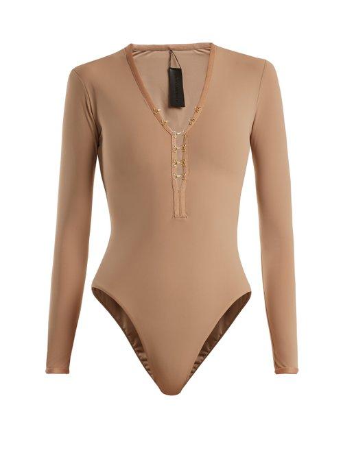 Matchesfashion.com Dos Gardenias - Sin Paddle Suit - Womens - Nude