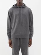 Raey - Knitted Responsible Cashmere-blend Hoodie - Mens - Grey