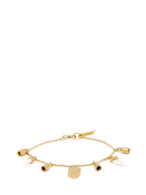 Matchesfashion.com Isabel Marant - Buffalo Bone Charm Bracelet - Womens - White