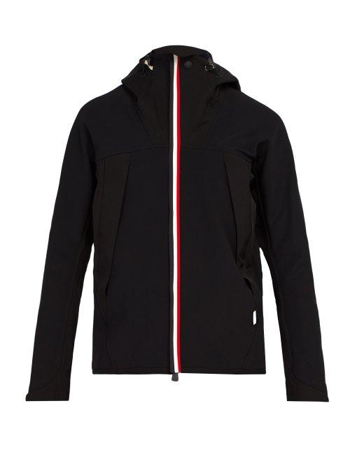 Matchesfashion.com Moncler Grenoble - Hooded Windstopper Jacket - Mens - Black