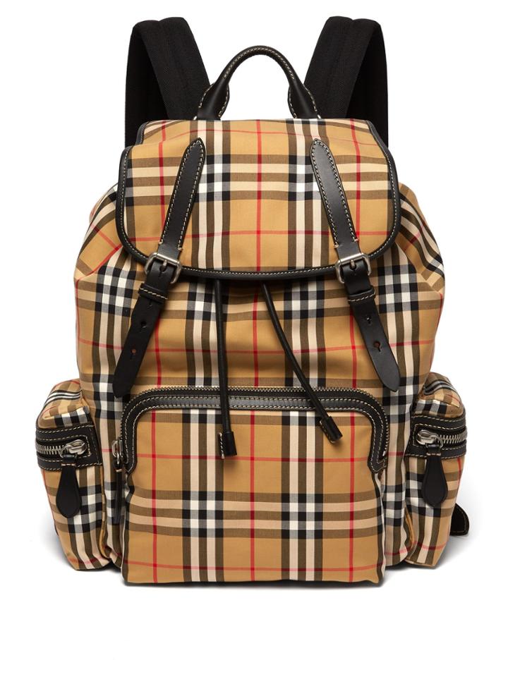 Burberry Vintage Check Cotton-blend Backpack
