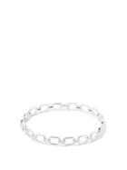 Mens Fine Jewellery Shay - Square-link Diamond & 18kt White-gold Bracelet - Mens - Silver