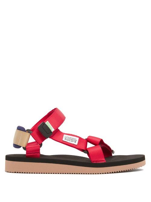 Matchesfashion.com Suicoke - Depa Cab Technical Sandals - Womens - Red