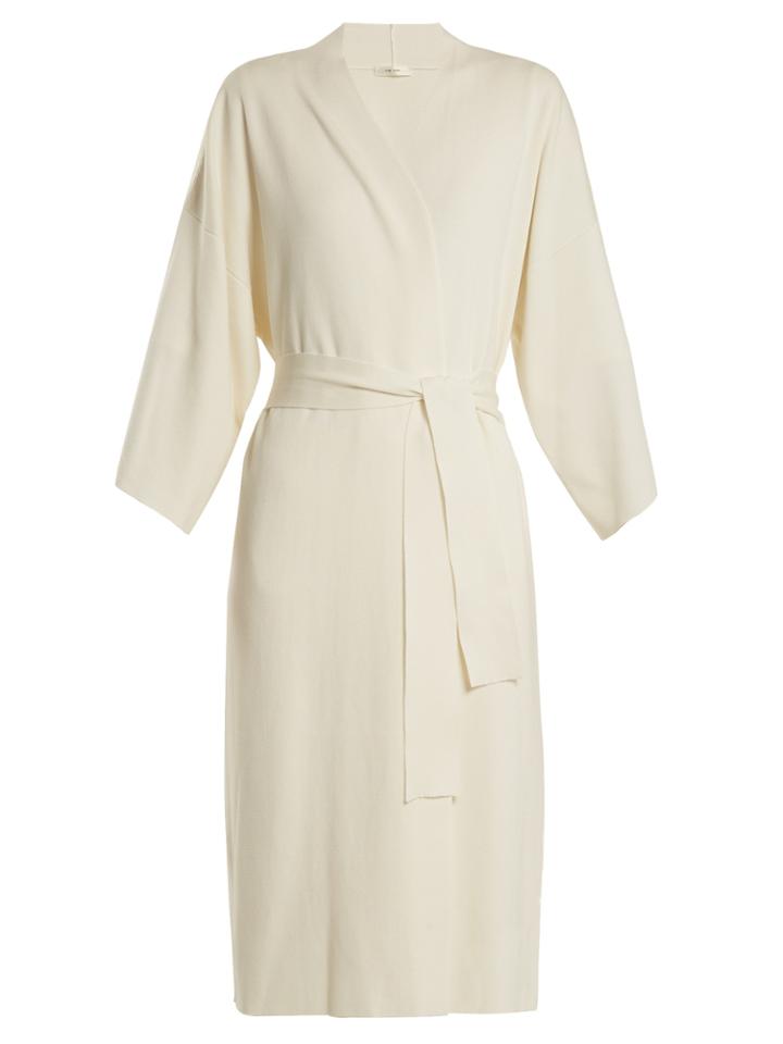 The Row Hallia Long-line Silk-blend Cardigan