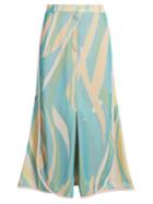 Sies Marjan Acid Wave-jacquard Crepe Skirt
