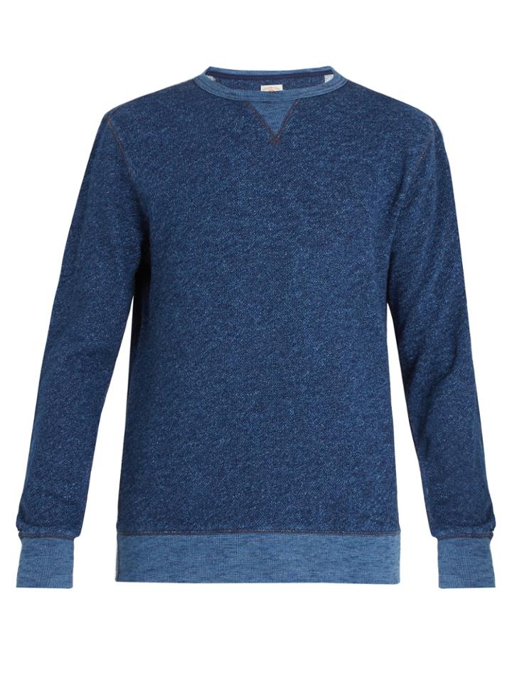 Faherty Crew-neck Cotton Sweatshirt