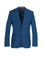 Matchesfashion.com Alexander Mcqueen - Single Breasted Wool Blend Blazer - Mens - Light Blue