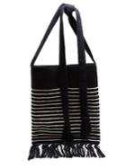 Jw Anderson Breton Stripe-intarsia Bag