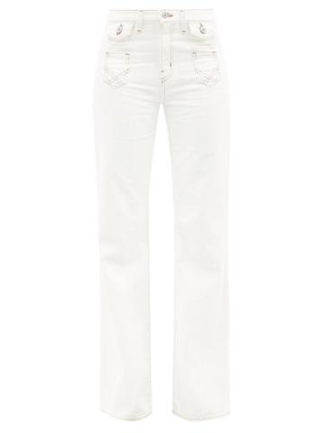 Nili Lotan - Brittany Wide-leg Jeans - Womens - Cream
