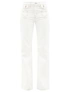 Nili Lotan - Brittany Wide-leg Jeans - Womens - Cream
