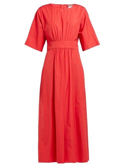 Matchesfashion.com Max Mara Studio - Cima Dress - Womens - Red