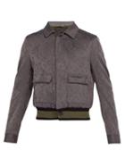 Matchesfashion.com Haider Ackermann - Floral Jacquard Bomber Jacket - Mens - Grey