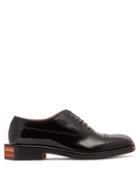 Matchesfashion.com Maison Margiela - Angular Sole Leather Oxford Shoes - Mens - Black