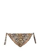 Matchesfashion.com Melissa Odabash - Antigua Leopard Print Side Tie Bikini Briefs - Womens - Animal