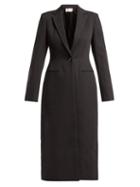 Matchesfashion.com The Row - Virgin Wool Blend Coat - Womens - Dark Grey
