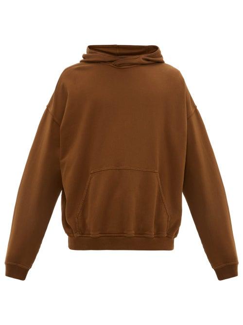 Matchesfashion.com Haider Ackermann - Relaxed Cotton Hooded Sweatshirt - Mens - Brown