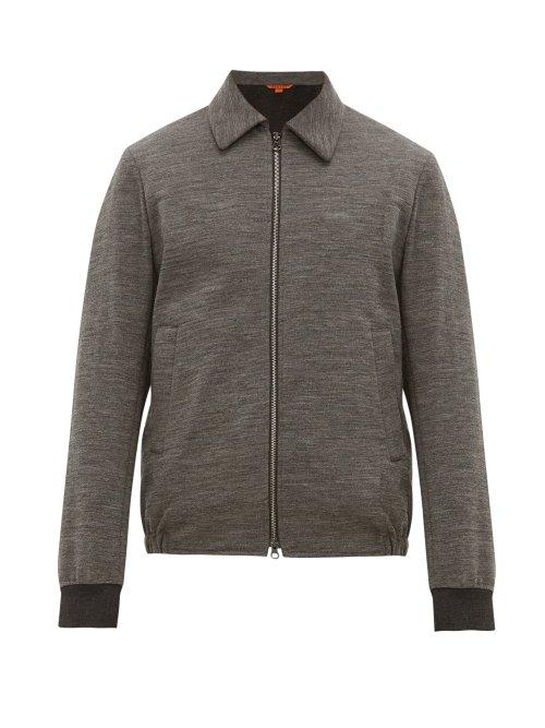Matchesfashion.com Barena Venezia - Olivio Wool Blend Jacket - Mens - Grey