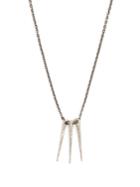 Pearls Before Swine Oxidised Sterling-silver Thorn Pendant
