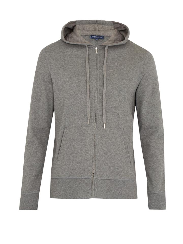 Frescobol Carioca Zip-through Cotton-blend Sweatshirt