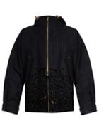 Kolor Hooded Wool-blend Field Jacket