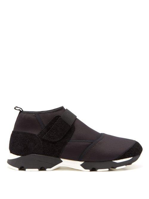 Matchesfashion.com Marni - Neoprene High Top Trainers - Mens - Black