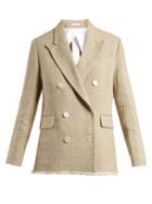 Golden Goose Deluxe Brand Virna Double-breasted Canvas Jacket