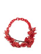 Matchesfashion.com Isabel Marant - Honolulu Flower Necklace - Womens - Red