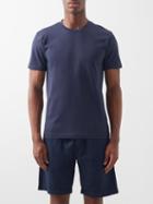 Sunspel - Riviera Organic-cotton Jersey T-shirt - Mens - Navy
