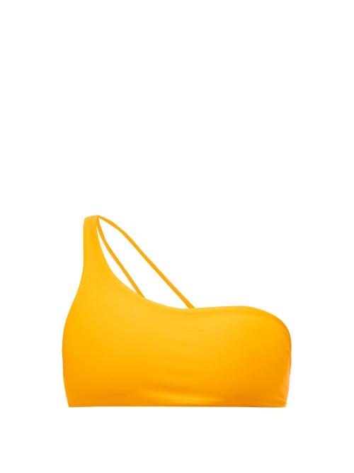 Matchesfashion.com Jade Swim - Apex One-shoulder Bikini Top - Womens - Orange