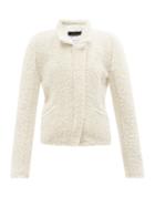 Isabel Marant - Graziae Tweed Biker Jacket - Womens - White