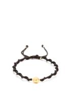 Black Dakini Gold-vermeil And Cord Bracelet