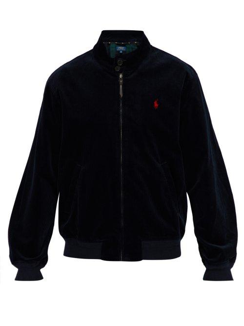 Matchesfashion.com Polo Ralph Lauren - Corduroy Bomber Jacket - Mens - Navy