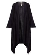 Matchesfashion.com The Row - Hern Merino And Cashmere Blend Cape - Womens - Navy