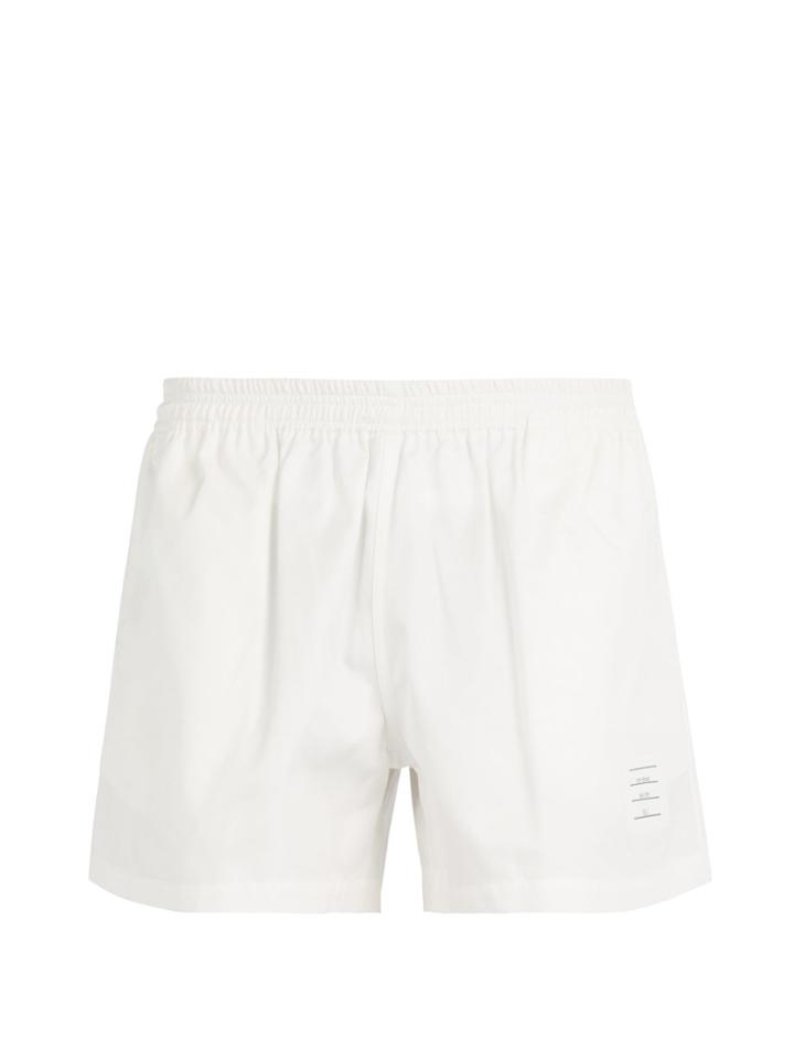 Thom Browne Cotton-twill Rugby Shorts