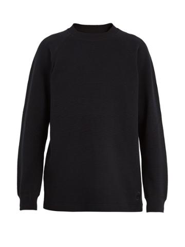 Adidas Originals By Wings + Horns Raglan-sleeved Cotton-waffle Sweatshirt