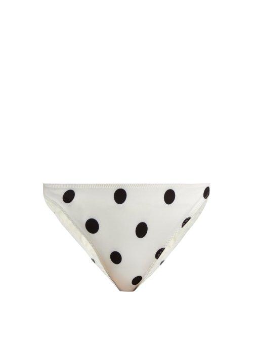 Matchesfashion.com Solid & Striped - The Annabella Bikini Briefs - Womens - White Black