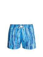Matchesfashion.com Frescobol Carioca - Acu Swim Shorts - Mens - Blue Multi