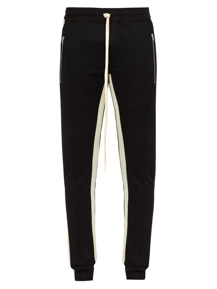 Fear Of God Double-stripe Cotton Track Pants