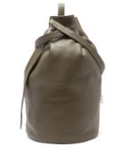Matchesfashion.com Tsatsas - Kilo Grained-leather Shoulder Bag - Womens - Khaki