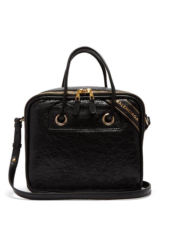 Balenciaga Blanket Square Small Leather Bag