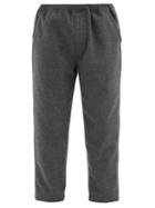 Matchesfashion.com Albam - Cropped Wool-blend Trousers - Mens - Grey