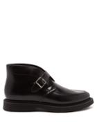 Saint Laurent - Anthony Leather Ankle Boots - Mens - Black
