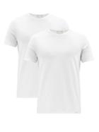 Hanro - Pack Of Two Cotton-blend Jersey T-shirts - Mens - White