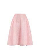 Thierry Colson Ikat Fil Coup Silk-gauze Skirt