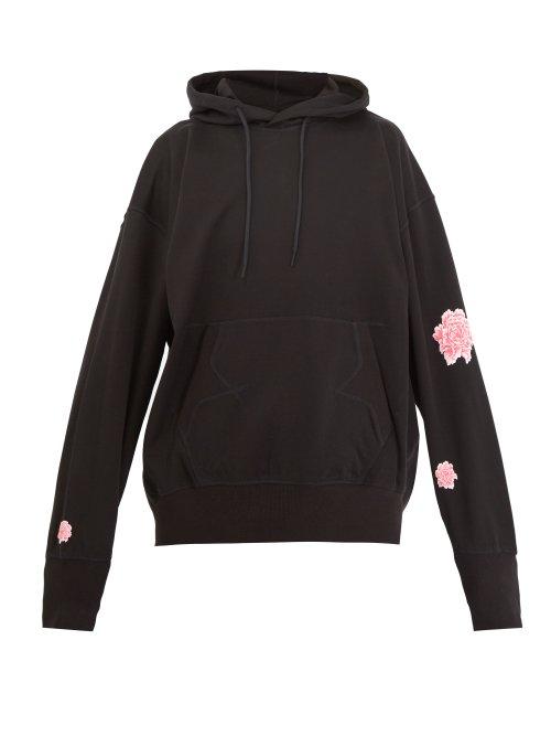 Matchesfashion.com Y-3 - X James Harden Printed Hooded Cotton Sweatshirt - Mens - Black
