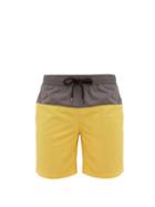Matchesfashion.com Onia - Charles Colour Block Shell Swim Shorts - Mens - Grey Multi