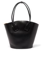 Matchesfashion.com Bottega Veneta - Basket Large Leather Tote Bag - Womens - Black