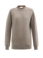 Ladies Rtw Raey - Crew-neck Recycled-cashmere Boyfriend Sweater - Womens - Light Brown