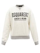 Dsquared2 - Mike Logo-print Cotton-fleece Sweatshirt - Mens - Grey